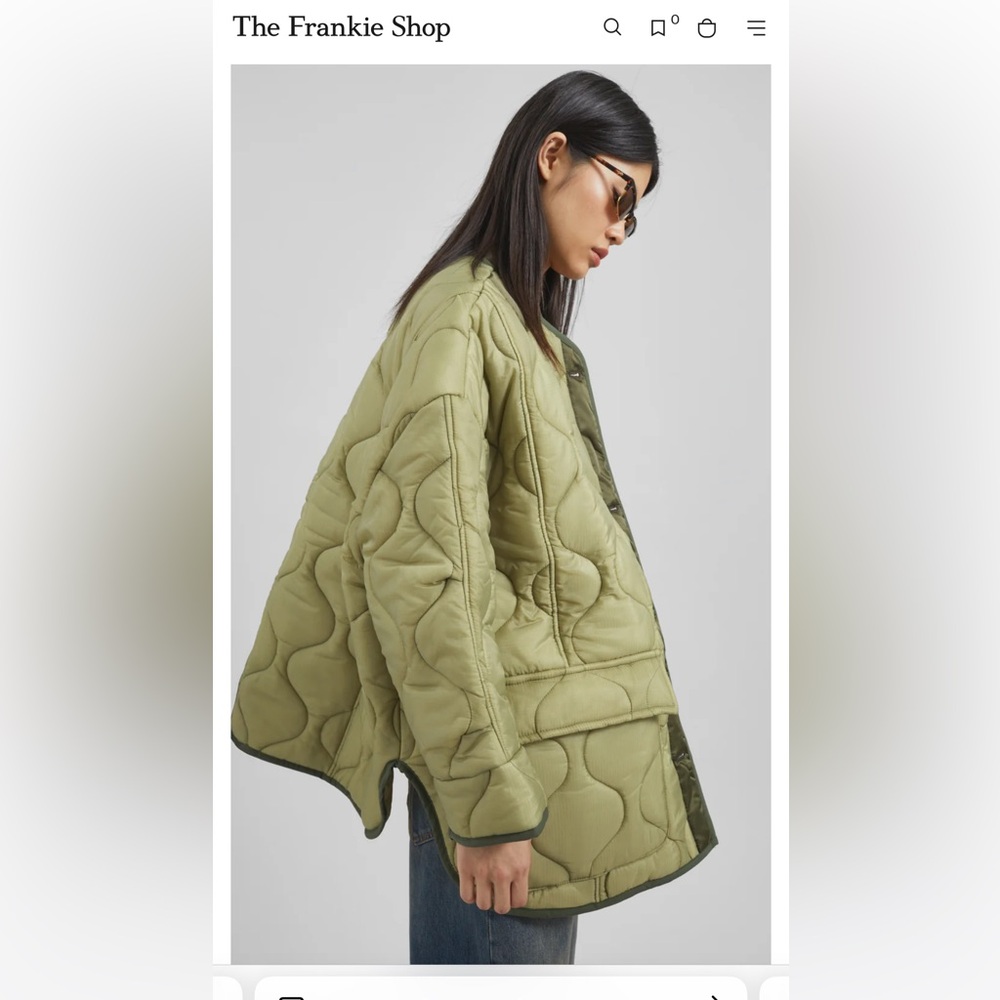 The Frankie Shop Tessie Quilted Jacket - Picture 4 of 9